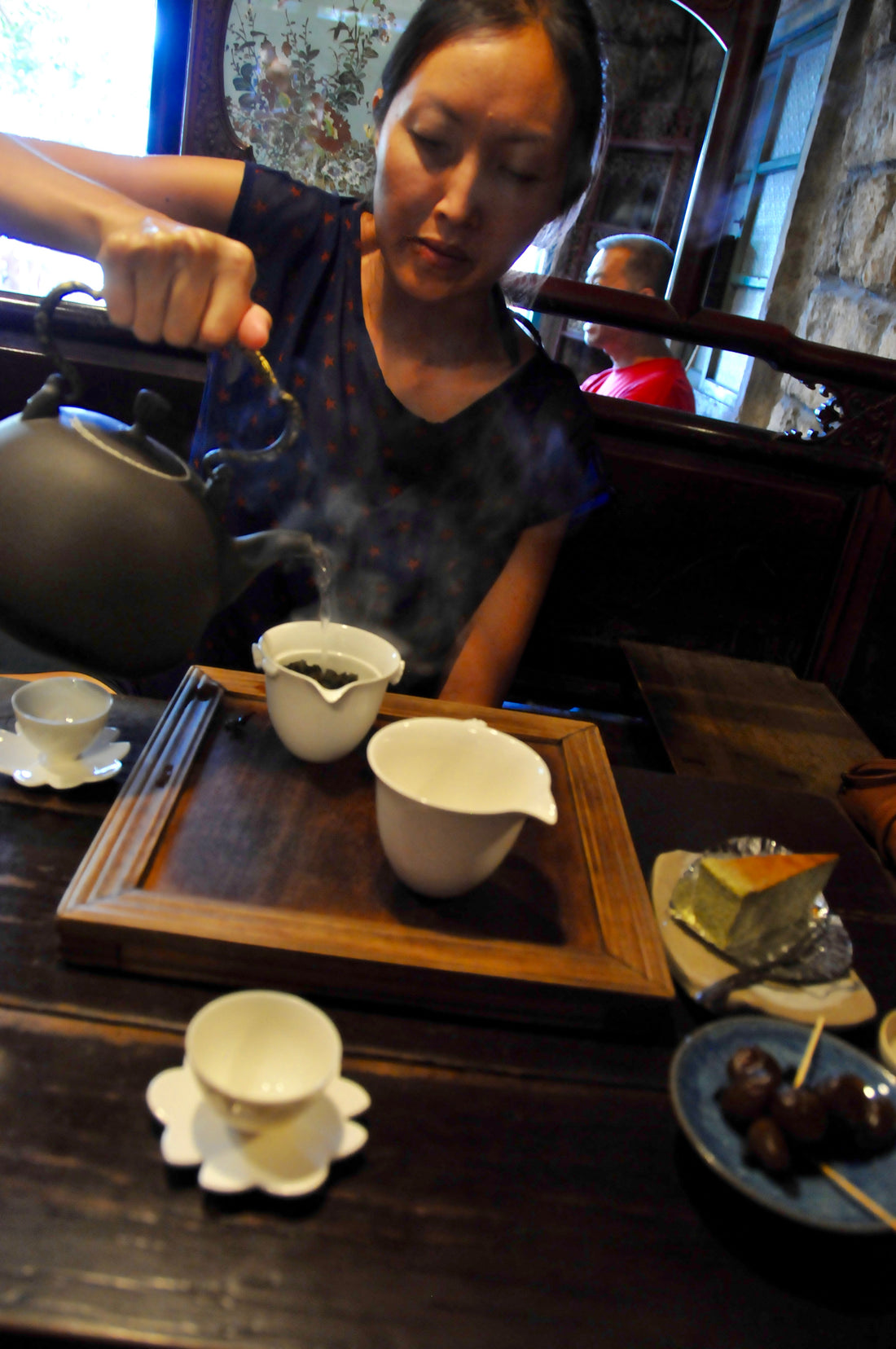 Kym Cooper in Jiufen Tea House