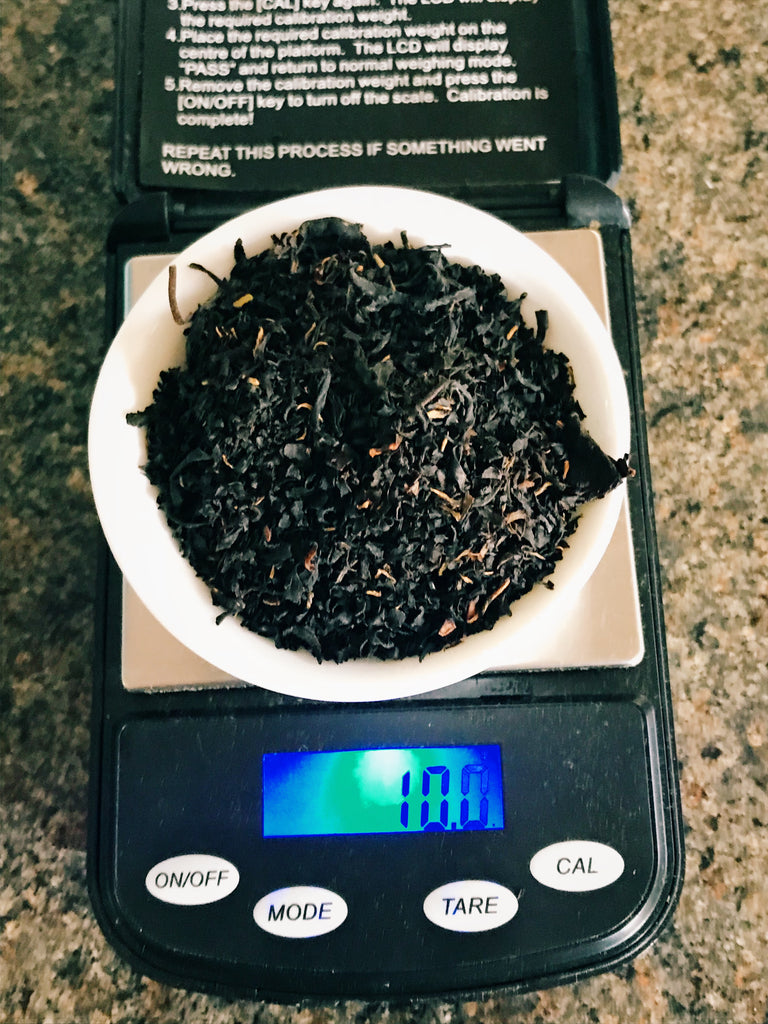 Measuring tea