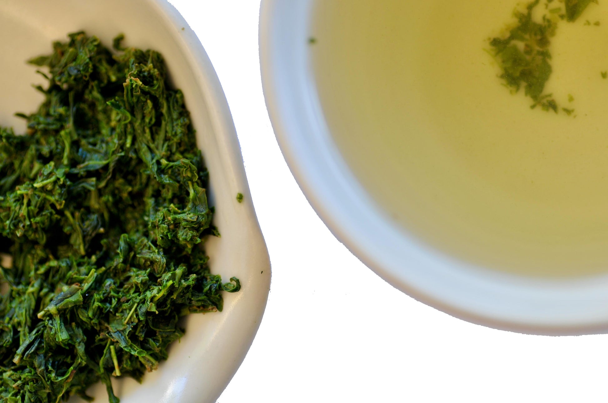 2020 Asatsuyu Sencha - wet leaf & liquor