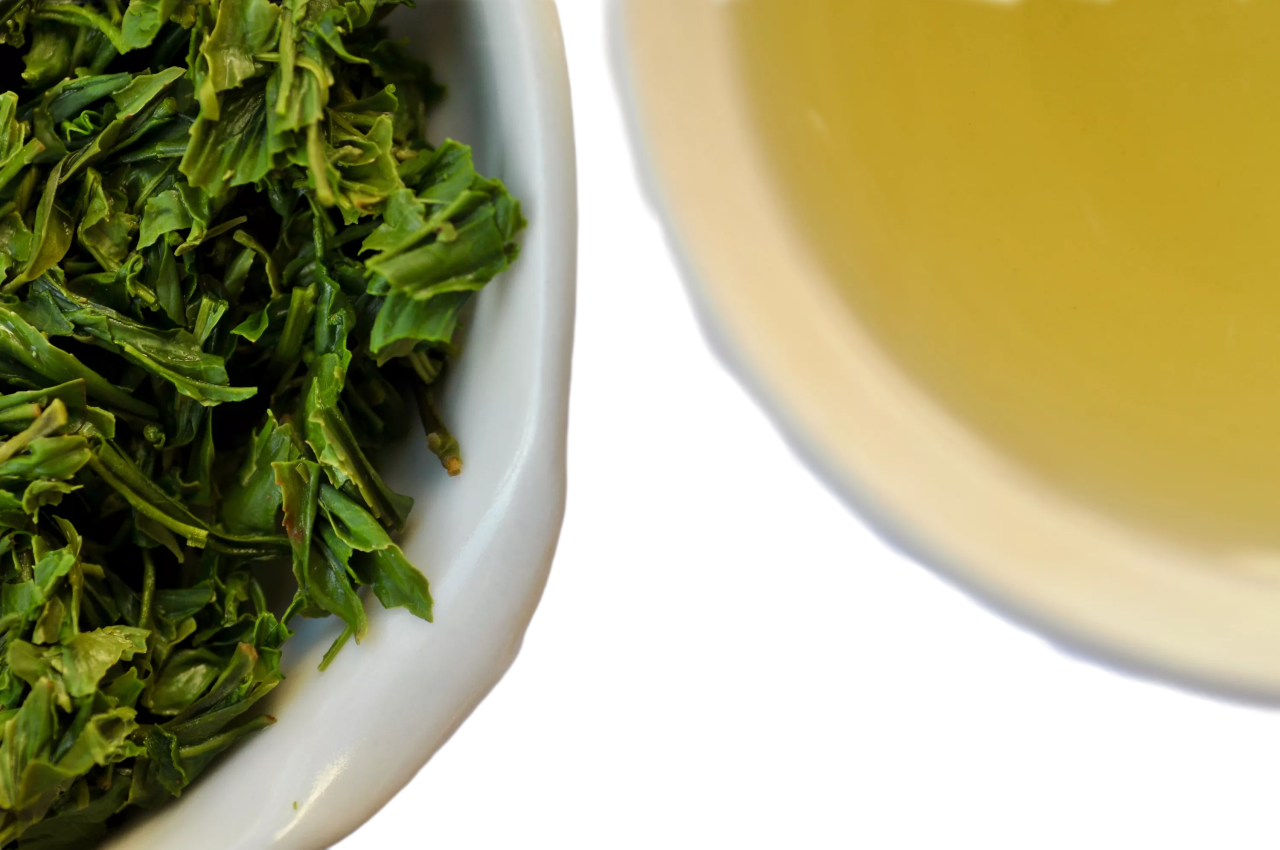 The Steepery Tea Co. - Kawane Kahori wet leaf and tea liquor