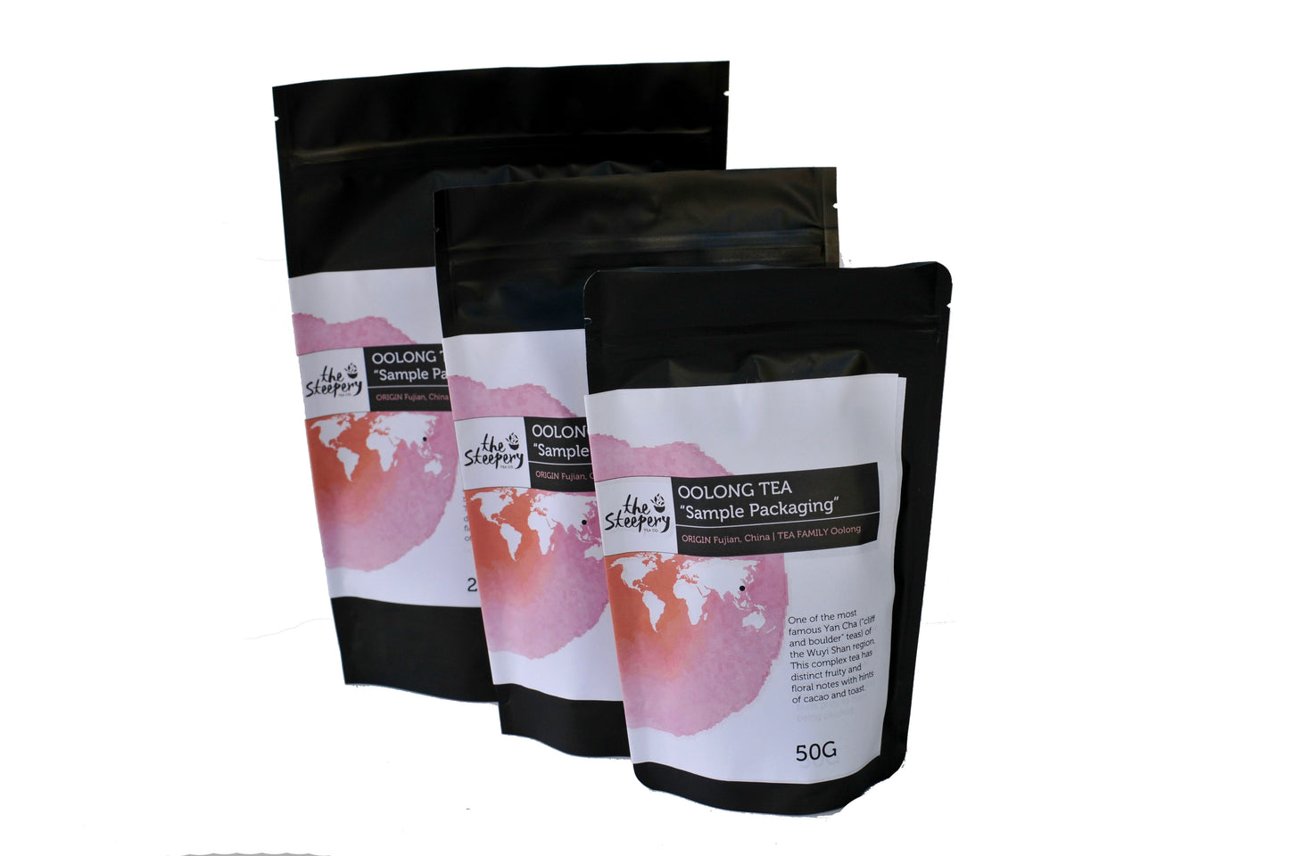 The Steepery Tea Co. - Oolong stand up pouch example