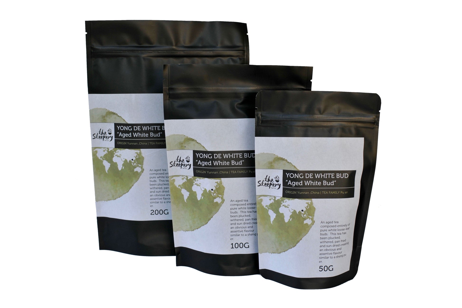 The Steepery Tea Co. dark tea collection